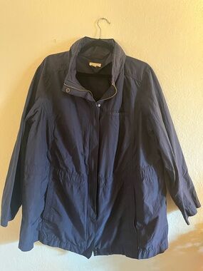 Eileen Fisher Navy Utility Jacket
